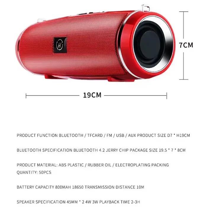 Caixa De Som-haut-parleur sans fil Portable Bluetooth 200W haute puissance Audio extérieur 3D stéréo Surround TWS FM voix RHDE Promotion