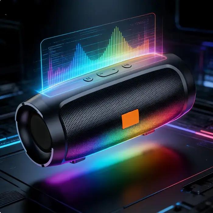 J007 caisson de basses haut-parleurs Bluetooth extérieur stéréo Surround haut-parleur étanche sans fil boîte de son Support FM Radio TF carte