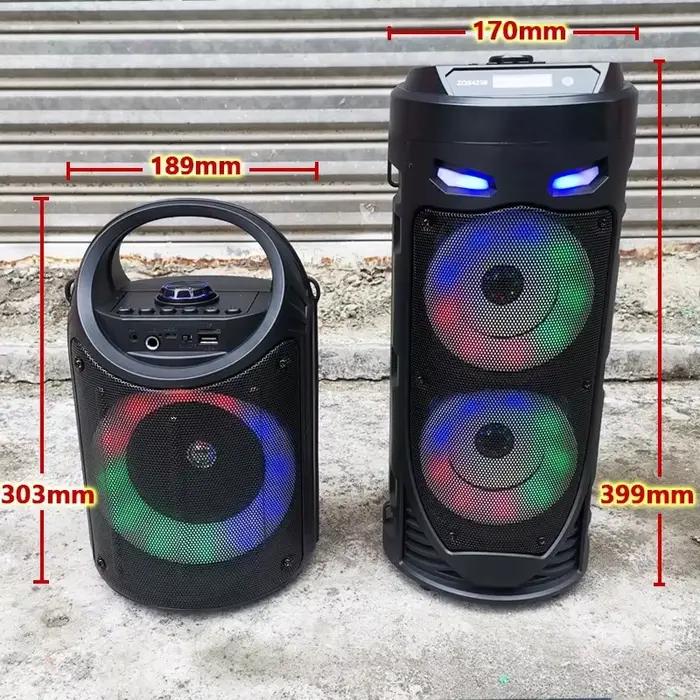30W colonne sans fil grande puissance stéréo Portable Bluetooth haut-parleur caisson de basses basse haut-parleurs de fête avec Microphone famille karaoké USB