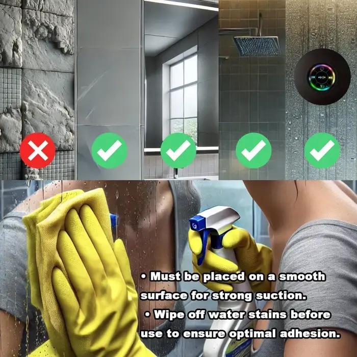 Haut-parleur de douche Bluetooth