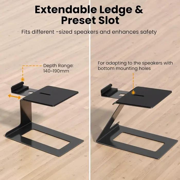 Supports de haut-parleurs de bureau