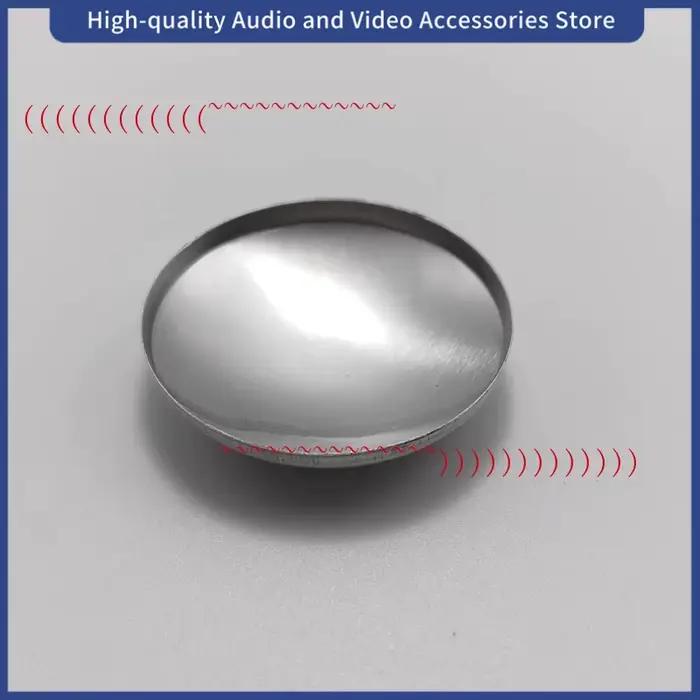 Capuchons anti-poussière en aluminium pour haut-parleurs de 32 mm élégants et protecteurs pour audio de qualité supérieure occasions spéciales