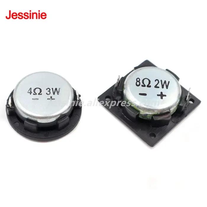 1 pièce Mini haut-parleur 1 pouce 4-8 Ohm 3W 2W 28MM, son large bande, médiums et basses, haut-parleur latéral en PU, Bluetooth, ultra-mince, haut-parleurs puissants