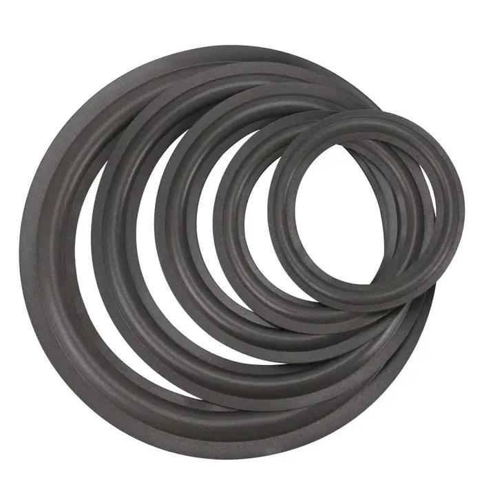 Anneau de bord pliant en caoutchouc pour haut-parleur audio
