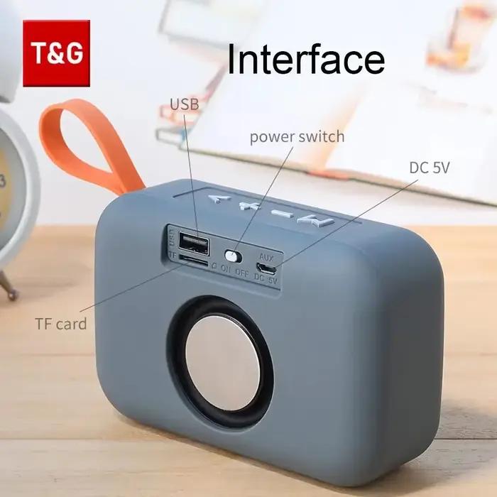 Haut-parleur Portable TG506 Musique Extérieure Intérieure Hifi Bluetooth 5.0 Radio FM Résistance à l'Eau Pour Fêtes Randonnées Usage Maison