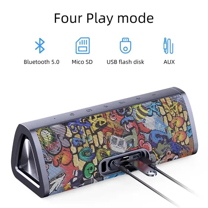 Haut-parleur Bluetooth 360 A10 + Portable