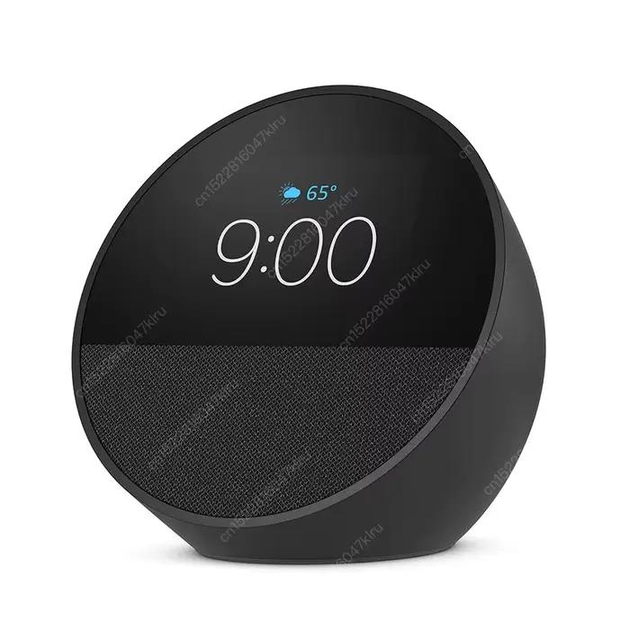 Nouveau Réveil Connecté Alexa Echo Spot Mini Wi-Fi avec Son Vibrant et Haut-Parleur Intelligent