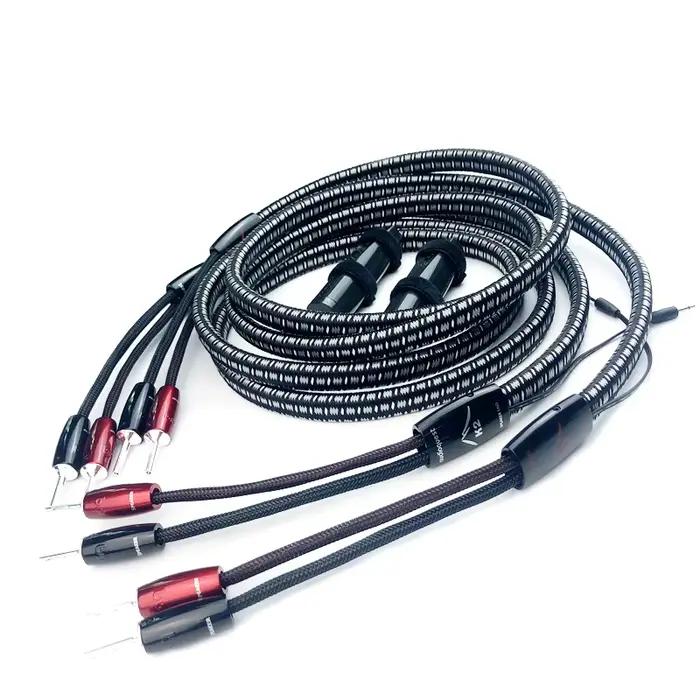 Paire de câbles de haut-parleur Audio HiFi K2