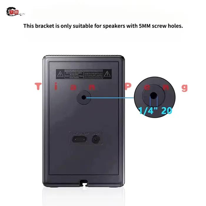 Nouveau support mural pour haut-parleur surround pour barres de son Samsung Q950A 9500S 950T 990B Q90R en métal robuste et résistant à l'eau pour une installation élégante et sans souci