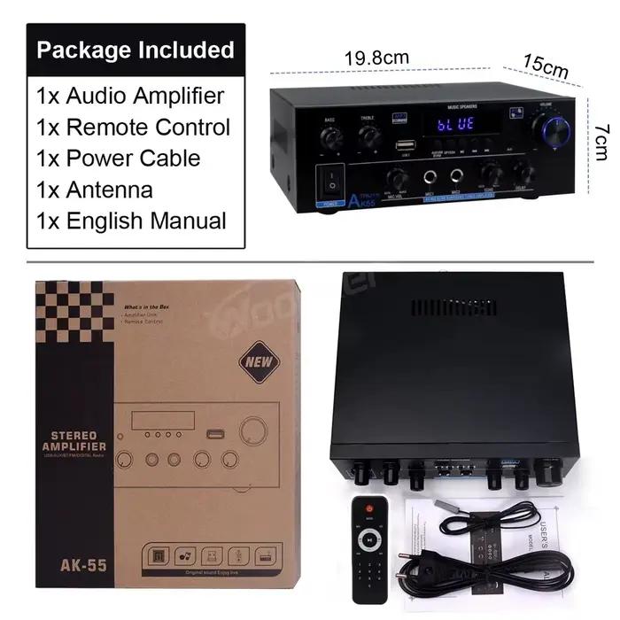 Woopker AK35/AK45/AK45 Pro/AK55 amplificateur numérique