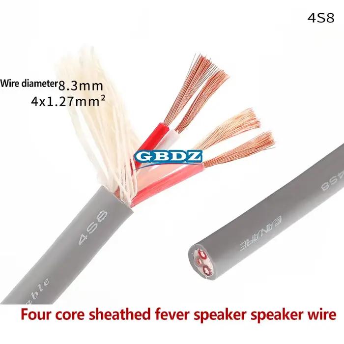 Haut-parleur Audio câble 4 cœurs 4S8 4S6 4S11 2S11F 2S7F +