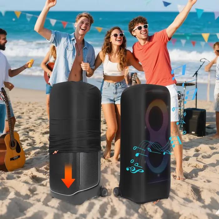 Housse anti-poussière pour haut-parleur JBL PartyBox 1000/720/710/520/320/310/Ultimates, étui noir pour haut-parleur, pochette de rangement de voyage, Lycra