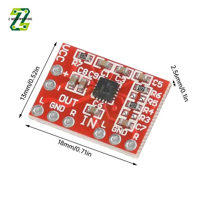 Carte d'amplification stéréo pour casque TPA6132, 2.3-5.5V, 25mW, préamplificateur à gain réglable, module facile à installer pour haut-parleurs audio DIY