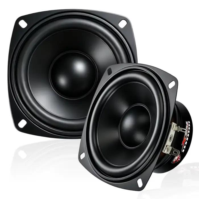 XPIAA 2 pièces Haut-parleur audio médium-grave 4 pouces