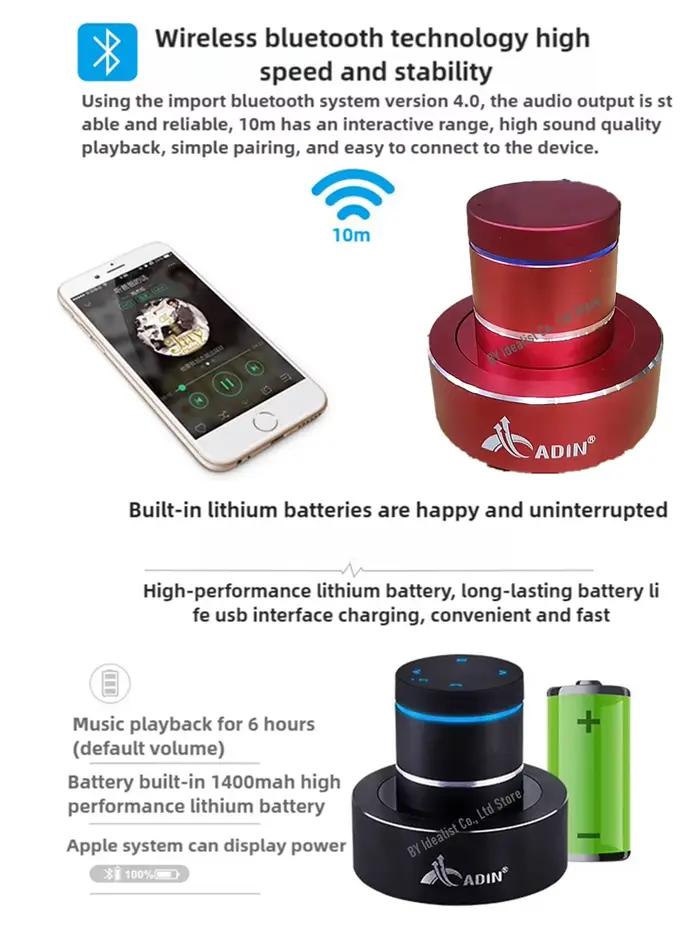 Rouge 42W Wifi Vibro Bluetooth haut-parleur barre de son sans fil avec caisson de basses musique voisin colonne Adin haut-parleurs vibrants portables