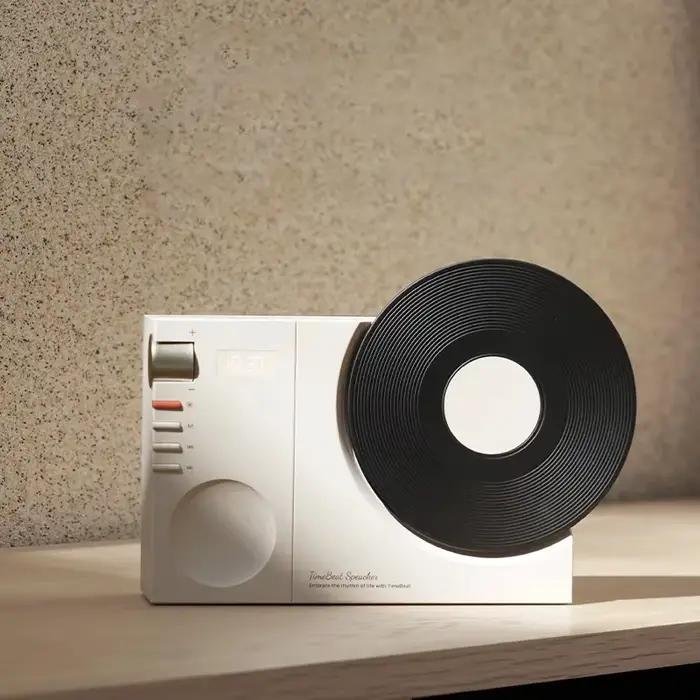 NOUVEAU 2026 Lecteur de disques vinyles rétro avec haut-parleurs stéréo Bluetooth