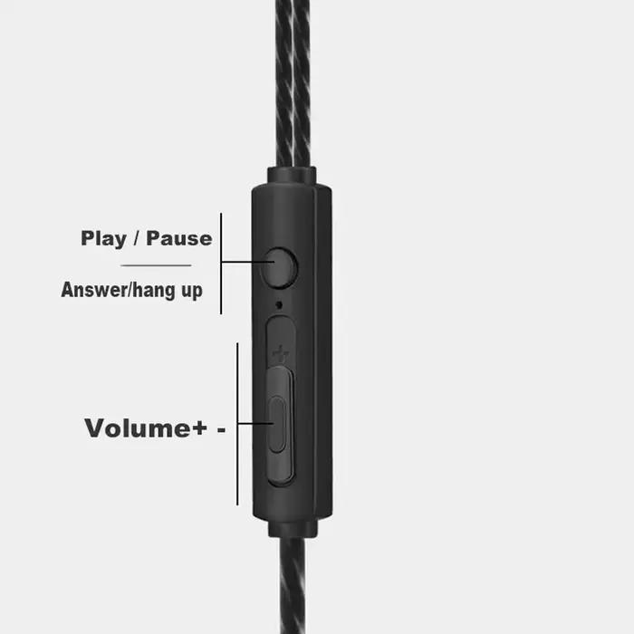 Écouteurs intra-auriculaires filaires, Jack 3.5mm, avec micro, basse, stéréo HiFi, contrôle en ligne pour téléphones