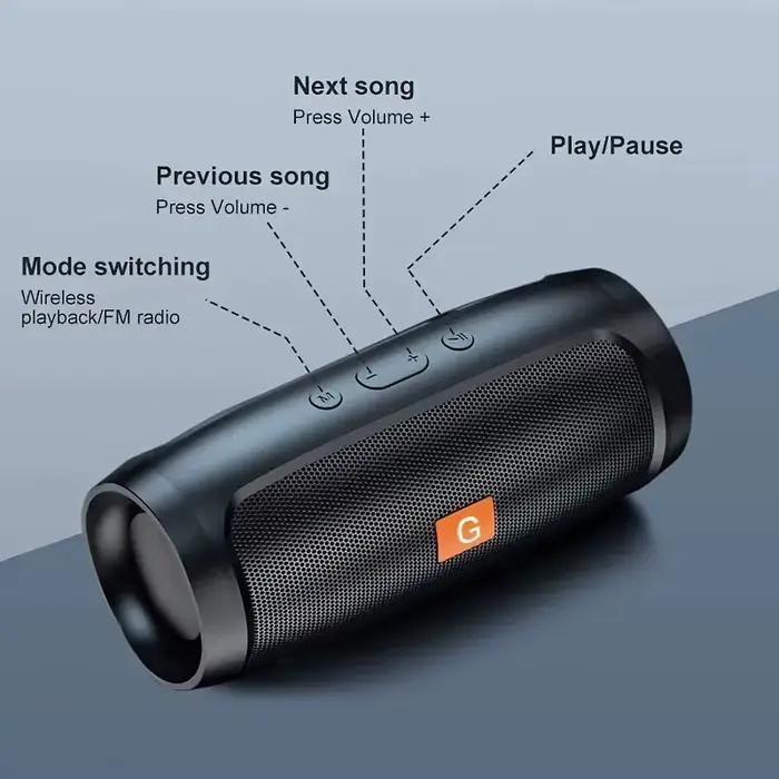 Haut-parleur Bluetooth sans fil portable de haute qualité - Produit très vendu pour une expérience audio nomade