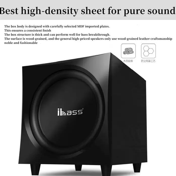 Ibass-Caisson de basses Patricia Power avec amplificateur mural Echo