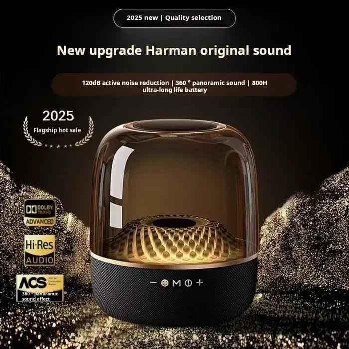 4ème 120W haute puissance basse boîte à musique 9D Surround son colonne plein écran Transparent Caixa De Som Bluetooth