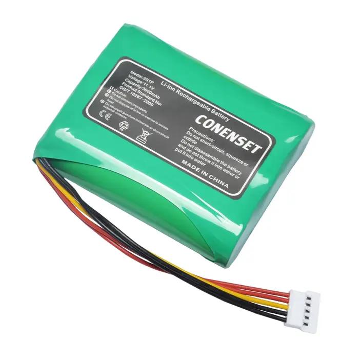 Batterie 11.1V 3000mAh C406A1 C406A7 pour haut-parleur sans fil Bluetooth Marshall Stockwell 2 II 2nd MIDDLETON noir 3INR19/66