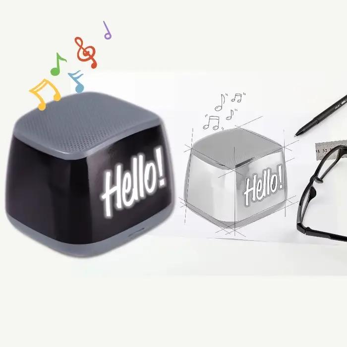 Mini haut-parleur Bluetooth personnalisé avec logo