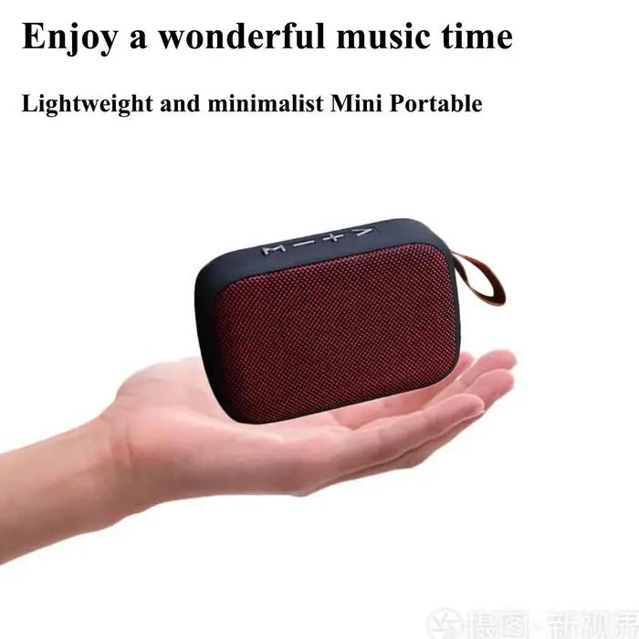 Mini haut-parleur portable en tissu