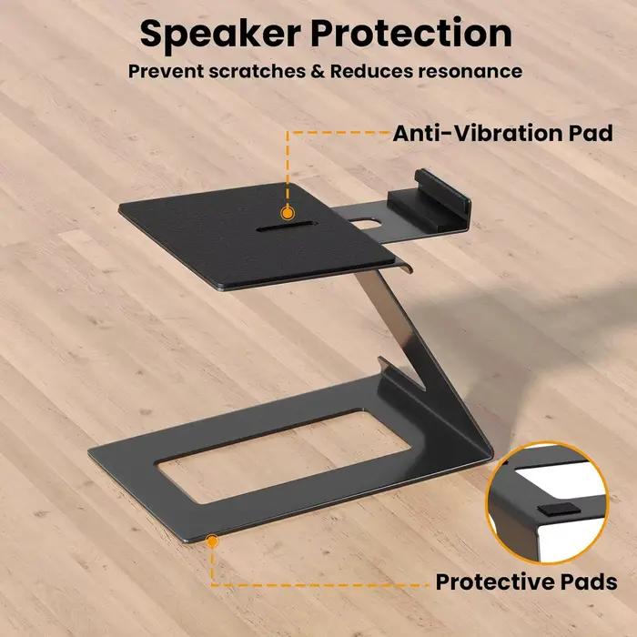 Supports de haut-parleurs de bureau