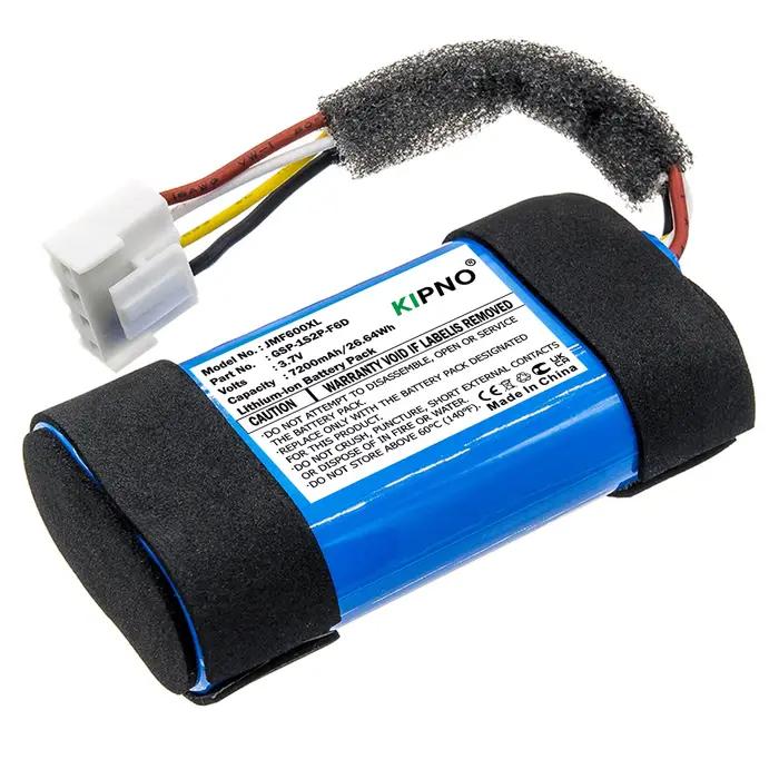 KIPNO 3.7V 7200mAh batterie de haut-parleur GSP-1S2P-F6D