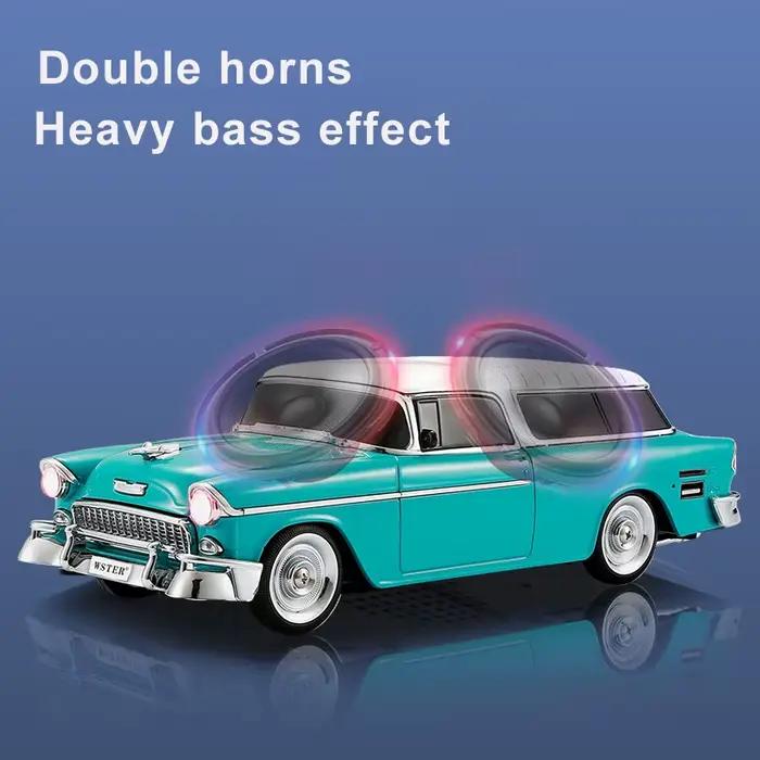 Haut-parleur Bluetooth sans fil pour PC voiture classique en forme De Boombox HIFI Support Radio Fm U disque TF carte AUX cadeaux spéciaux Caixa De Som