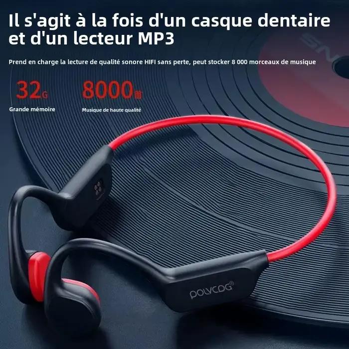 POLVCDG – casque à conduction osseuse X7 IPX8
