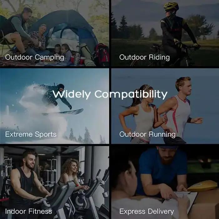 Haut-parleur Bluetooth étanche pour cyclisme et plein air avec support magnétique occasionnels spéciales pour randonneurs et amoureux de la musique