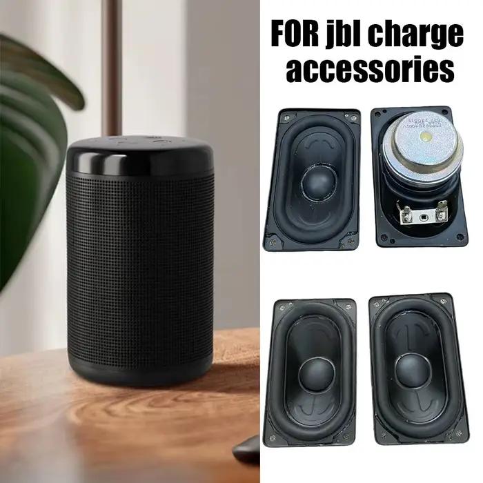 Haut-parleur de remplacement GRWIBEOU pour haut-parleur JBL Charge 4/5 kit d'accessoires en argent ou rouge pour amplificateurs domestiques et connexion Bluetooth