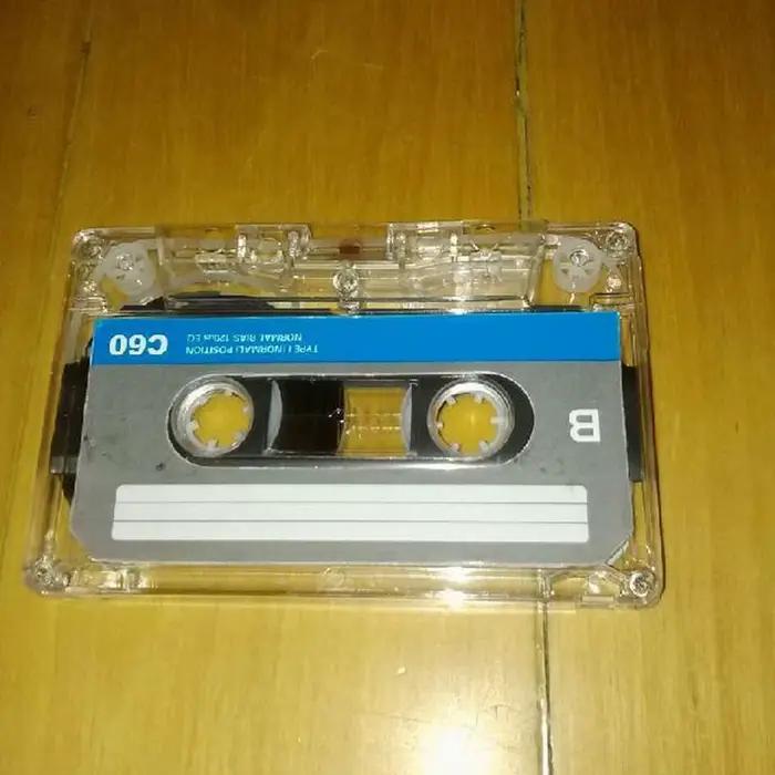 Cassette audio magnétique vierge de 60 minutes pour enregistrement de musique et de voix