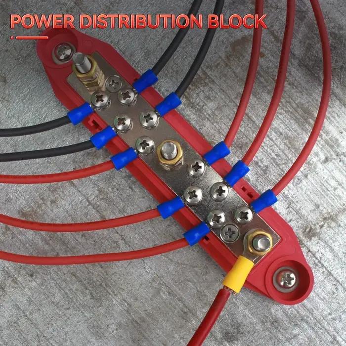 Bornier de voiture barre omnibus négative 12V 150A