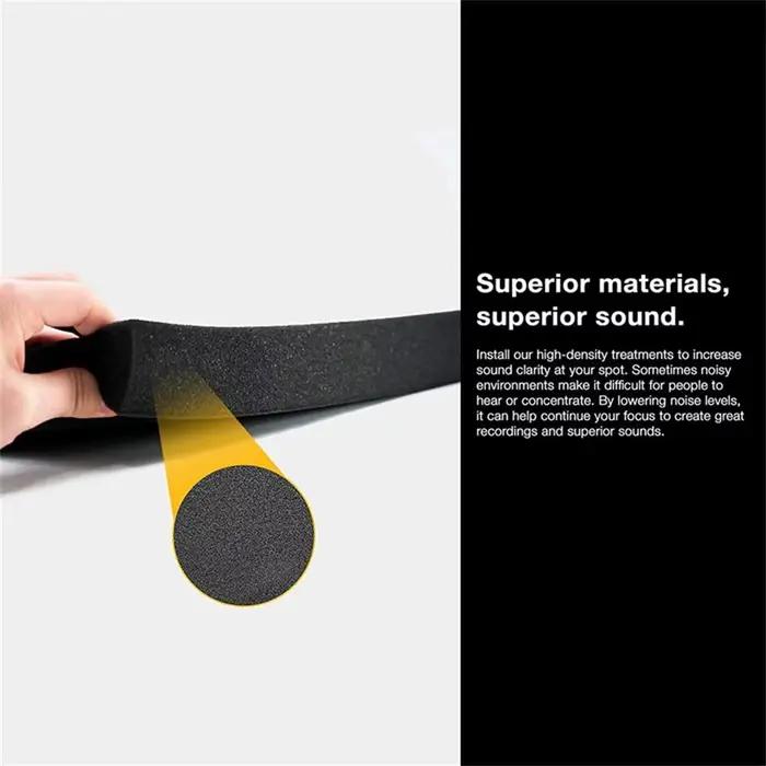 Coussinets isolants en mousse acoustique pour haut-parleur de moniteur de studio