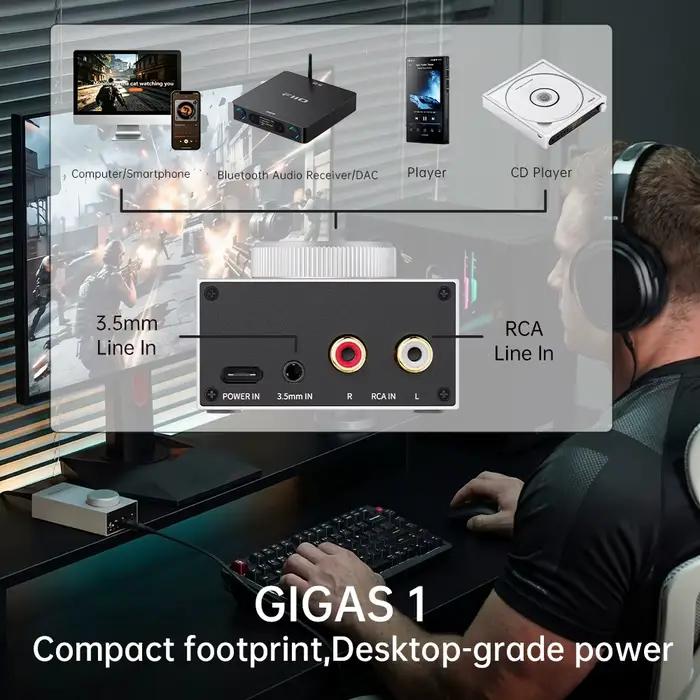 Amplificateur de casque haute puissance FIIO GIGAS1 classe AB