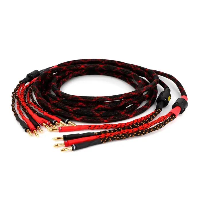 Câble de haut-parleur 9AWG 2B vers 4B