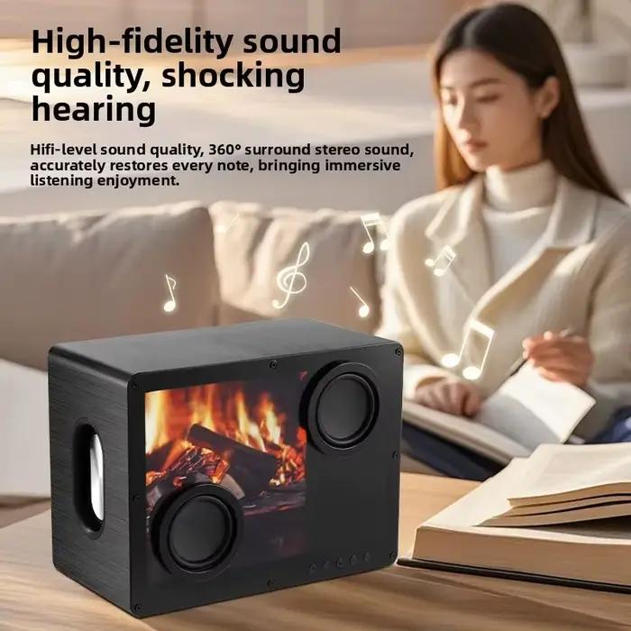Haut-parleur Bluetooth sans fil HiFi avec système audio mural à paroles flottantes