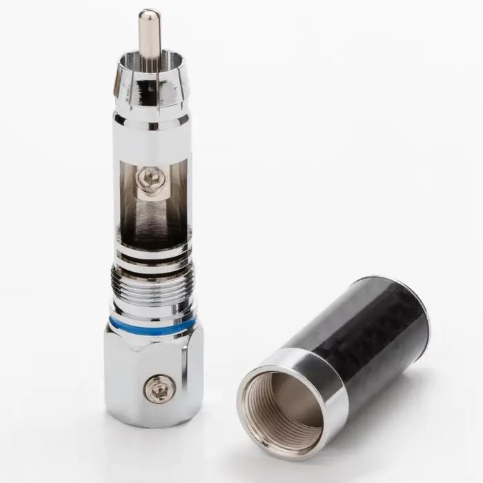 Connecteur audio RCA HiFi en Rhodium