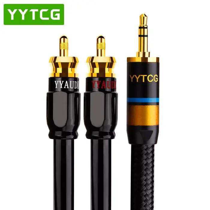 Câble audio 3, 5 mm vers 2RCA