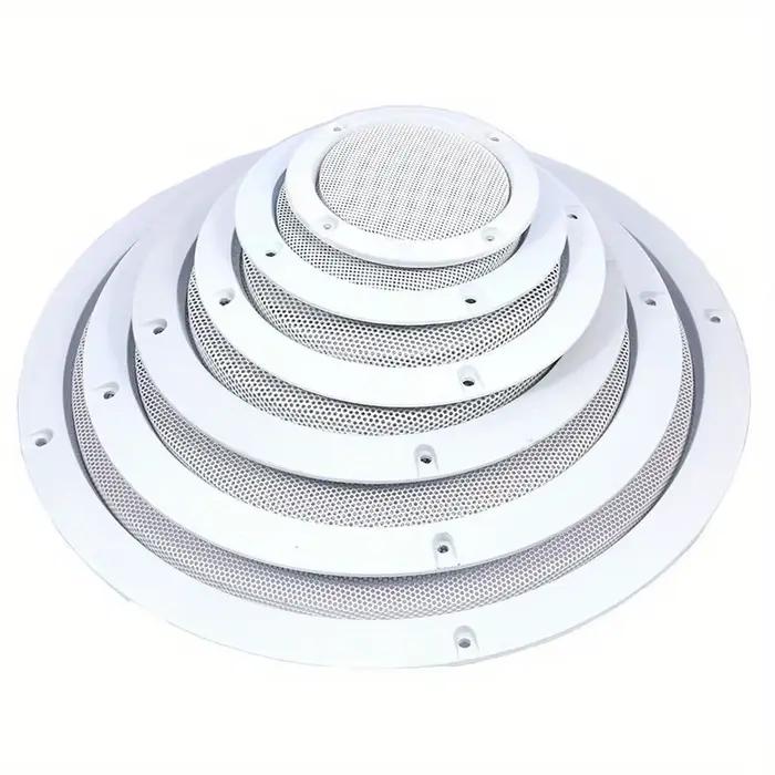 【 2-10 pouces 】 1 pièce Grille de protection en fil métallique pour haut-parleur blanc