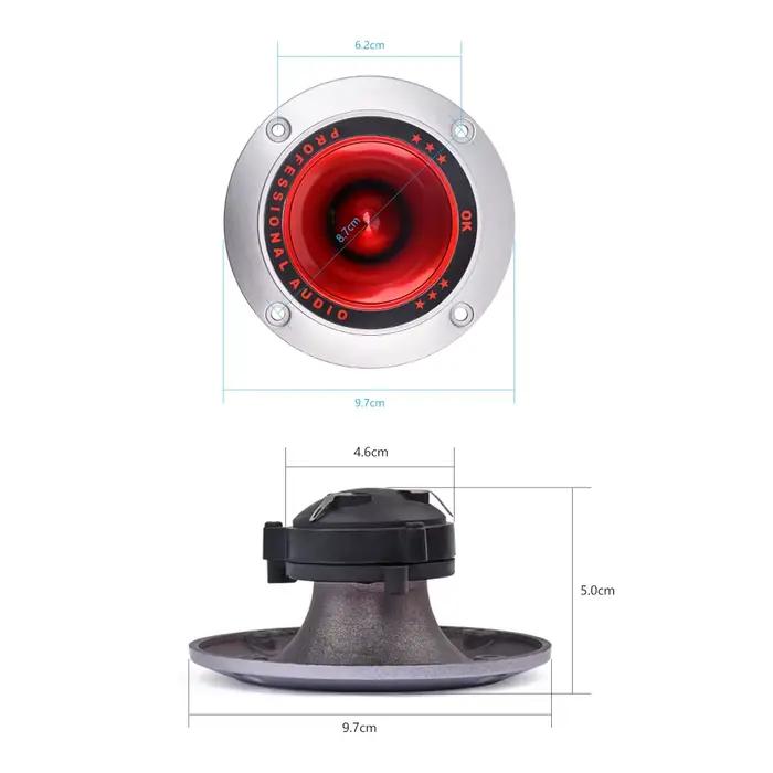 AIYIMA 2 pièces Haut-parleurs Tweeter Piezoelectriques de 4 pouces 100W