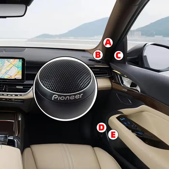 1 paire 300W haut-parleurs stéréo de voiture musique