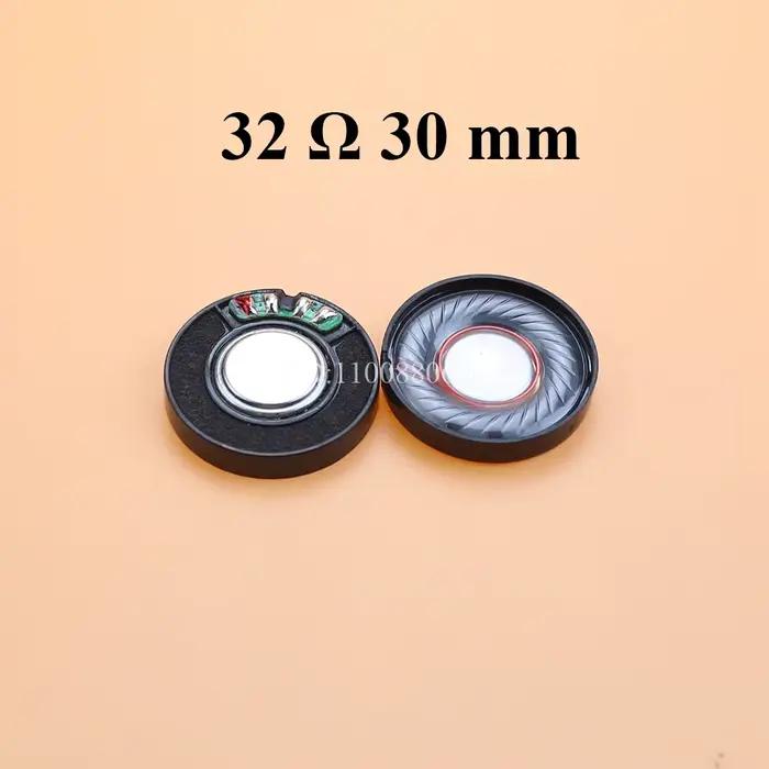 2 pièces nouveau 50mm 40mm 30mm 27mm unité de haut-parleur pour bricolage casque Excellent diaphragme sonore voix claire basses profondes très