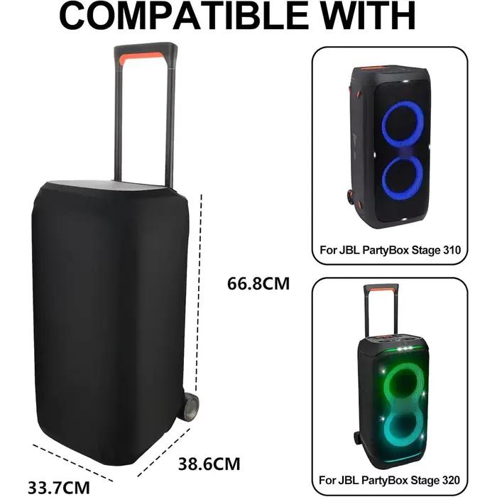 Housse anti-poussière pour haut-parleur JBL PartyBox Stage 320
