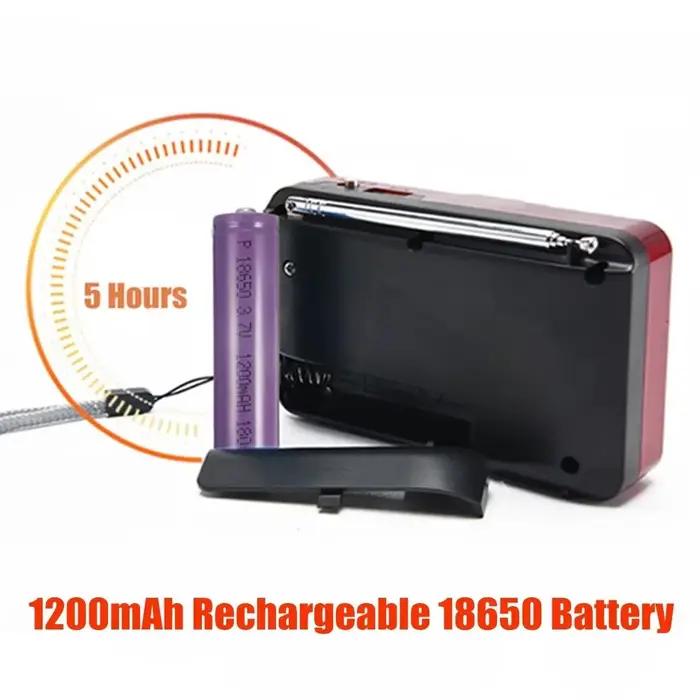 Mini Radio Portable, Rechargeable