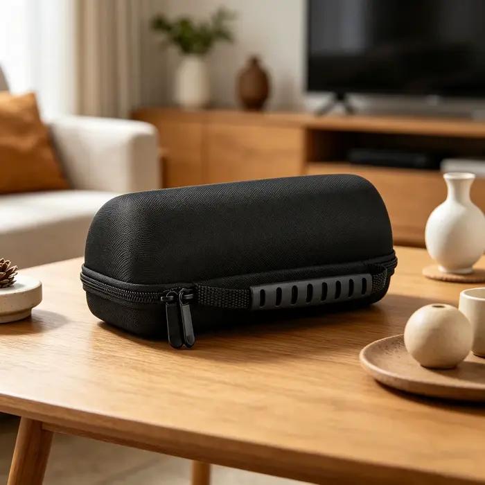 Sac de rangement rigide compatible avec le haut-parleur KEF MUO2, étui de voyage rigide, pochette de transport protectrice avec poignée