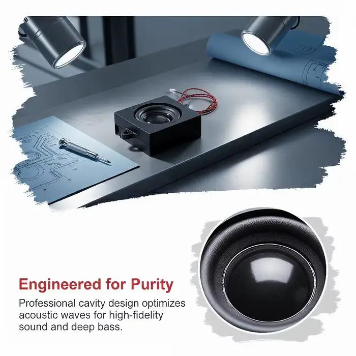 Haut-parleur mono fermé 5045 4R 5W compact pour système audio maison intelligente projet électronique DIY robot sortie vocale