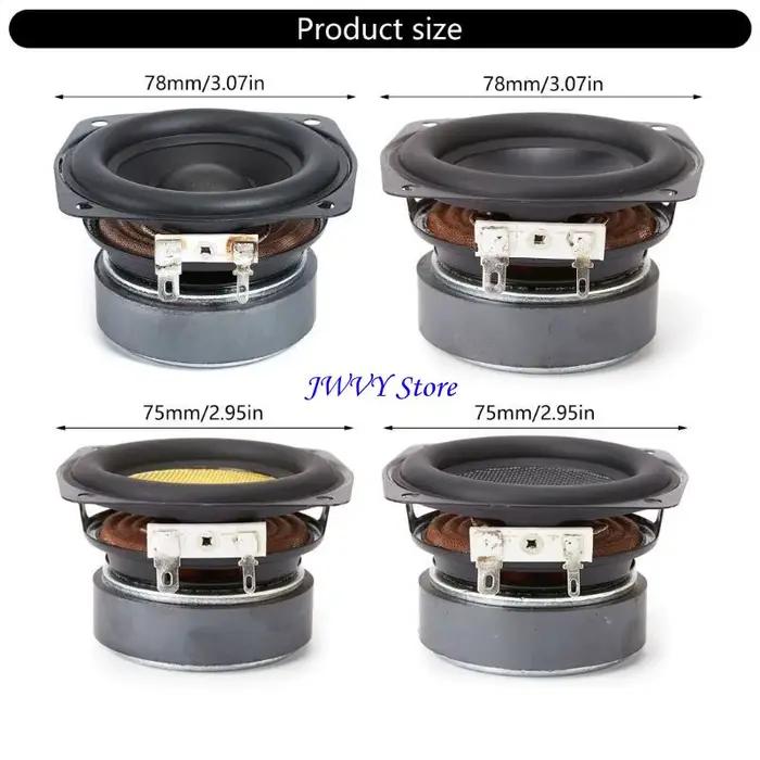 573A Créez des expériences sonores avec haut-parleur 20W 4Ohm 75mm 78mm pour une utilisation DIY